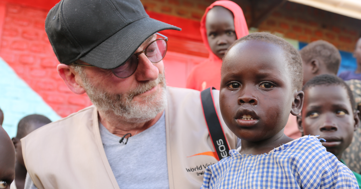 Liam Cunningham reiste nach Nord-Uganda und traf südsudanesische Flüchtlinge