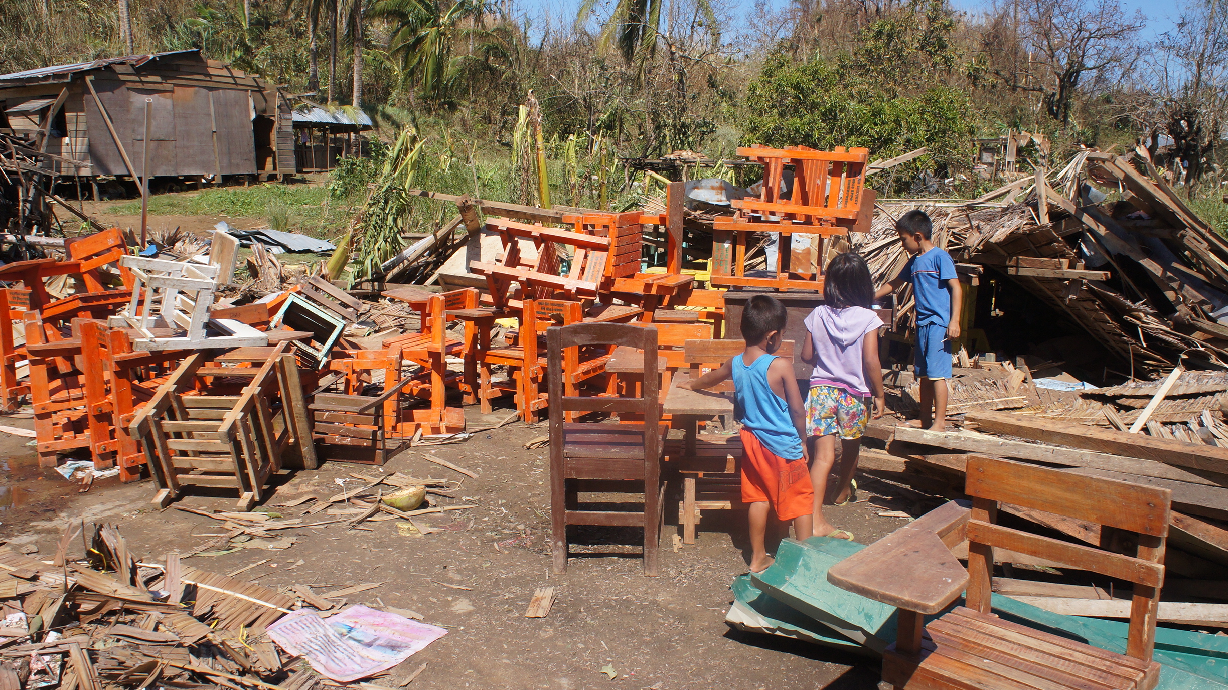 Zerstörungen durch Hagupit in Tacloban
