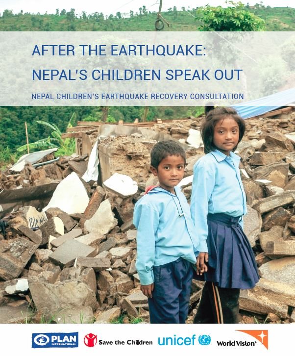 Bericht After the earthquake: Nepal’s children speak out (SPERRFRIST: 25.7.2015)