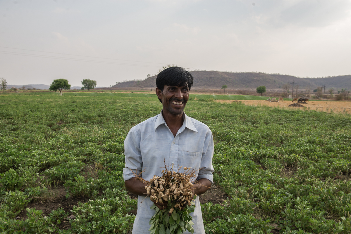 Anmol Korde ist einer der Bauern in Kita, der von World Vision-Projekten profitierte.