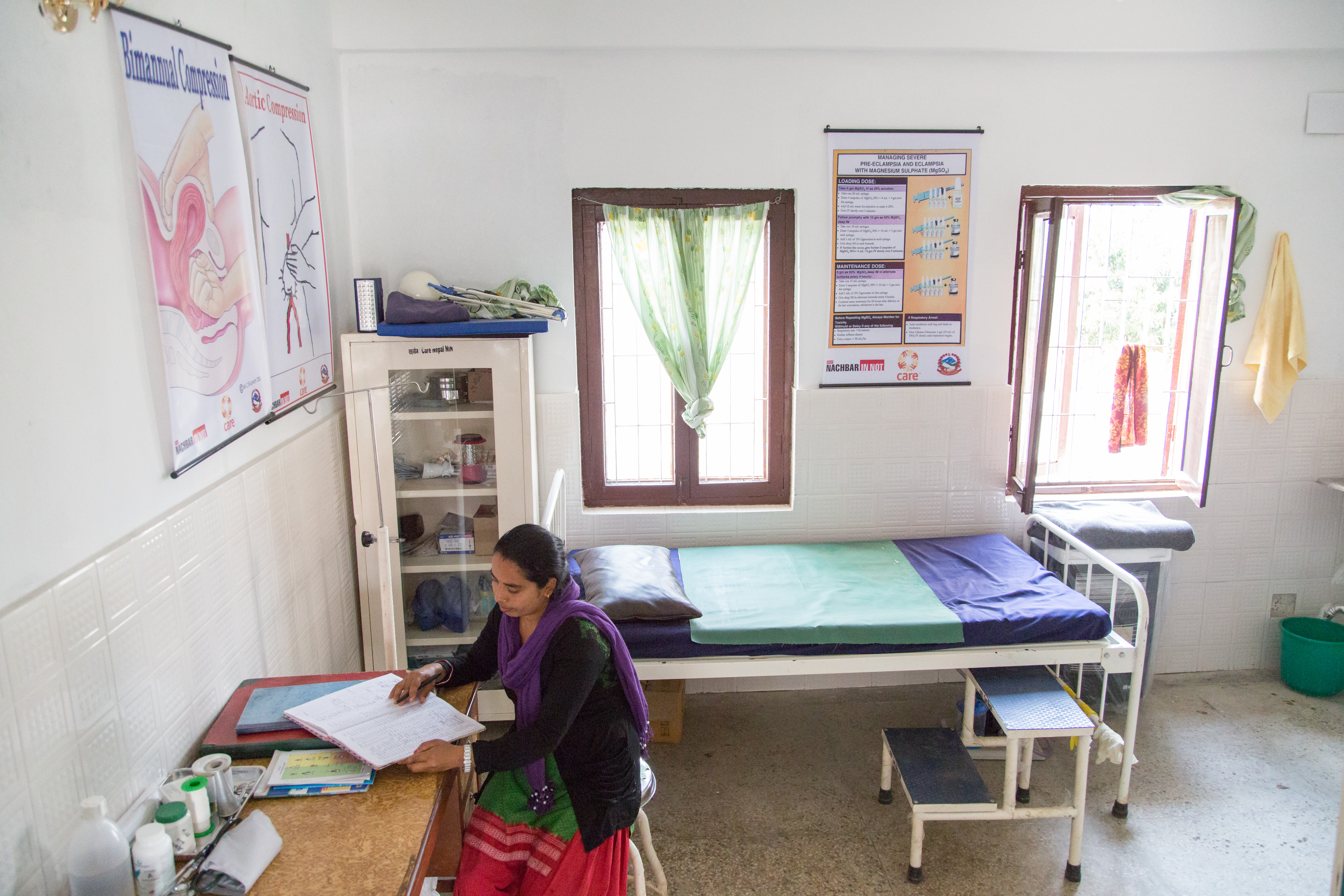 Sogenannte Birthing centre - also Geburtsstationen - wurden nach dem Erdbeben wieder aufgebaut, um Schwangeren und jungen Müttern eine sichere Umgebung zu bieten.