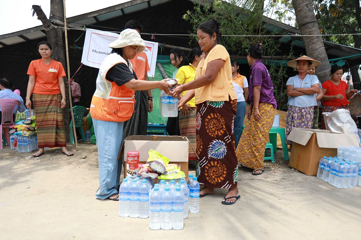 Myanmar nach dem Erdbeben